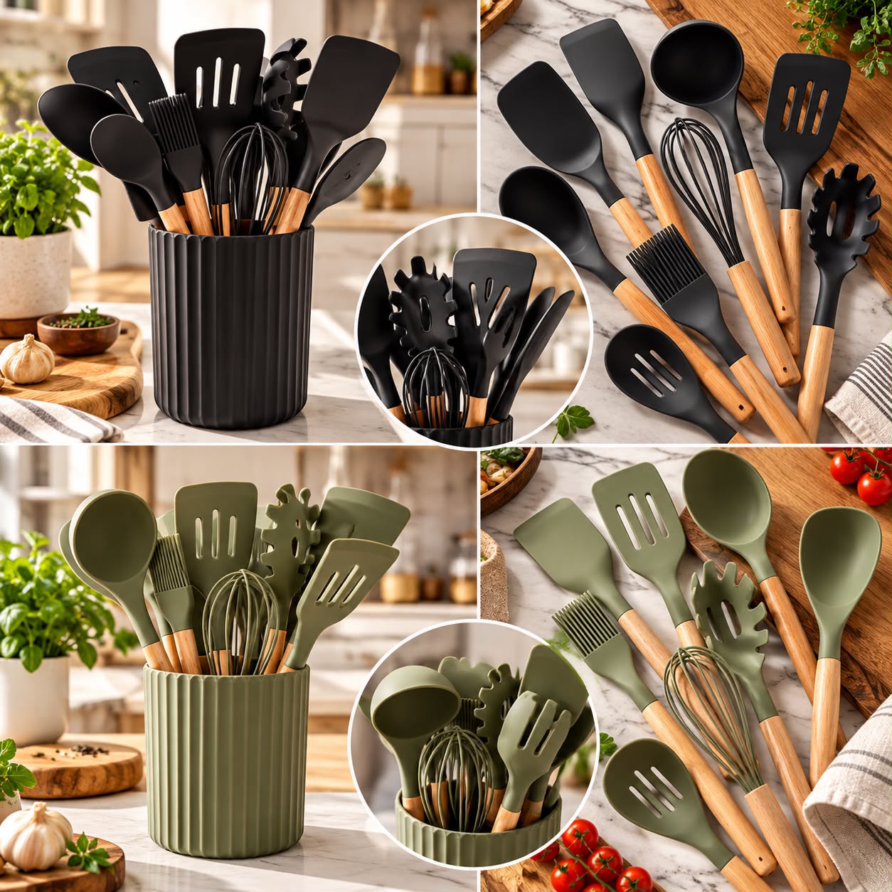 Set x12 utensilios de cocina -Jovifel 🌿