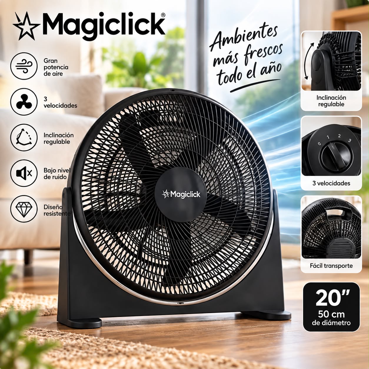 Ventiladores magiclik turbo