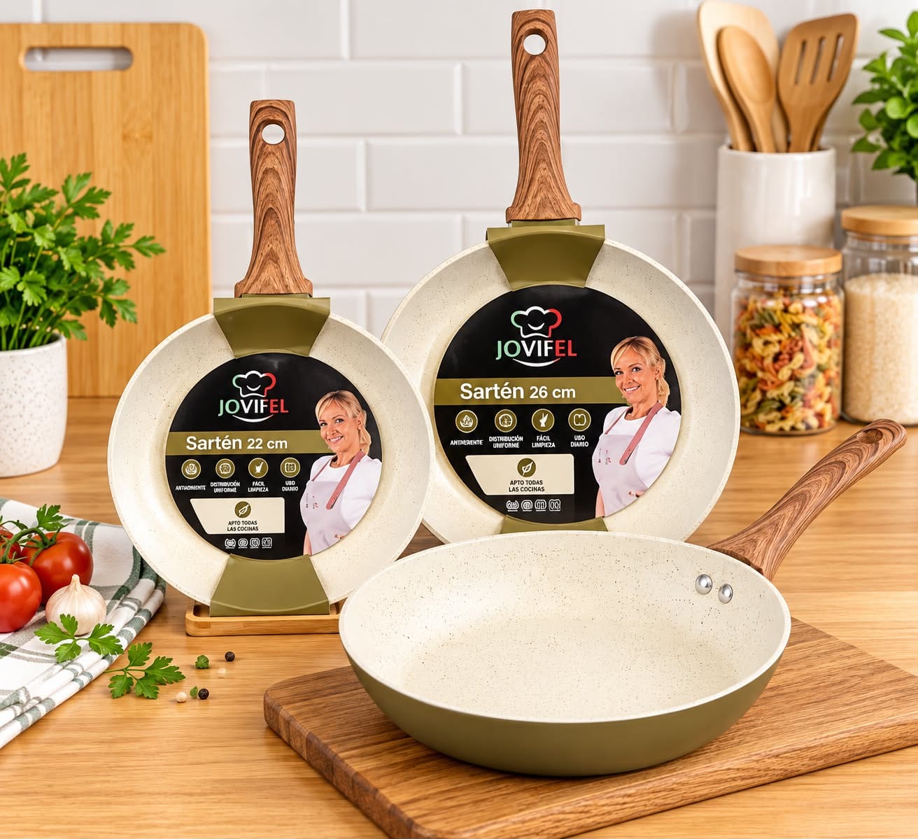 🍳 SARTENES JOVIFEL – LÍNEA PREMIUM 🍳  Línea Lisboa 💥