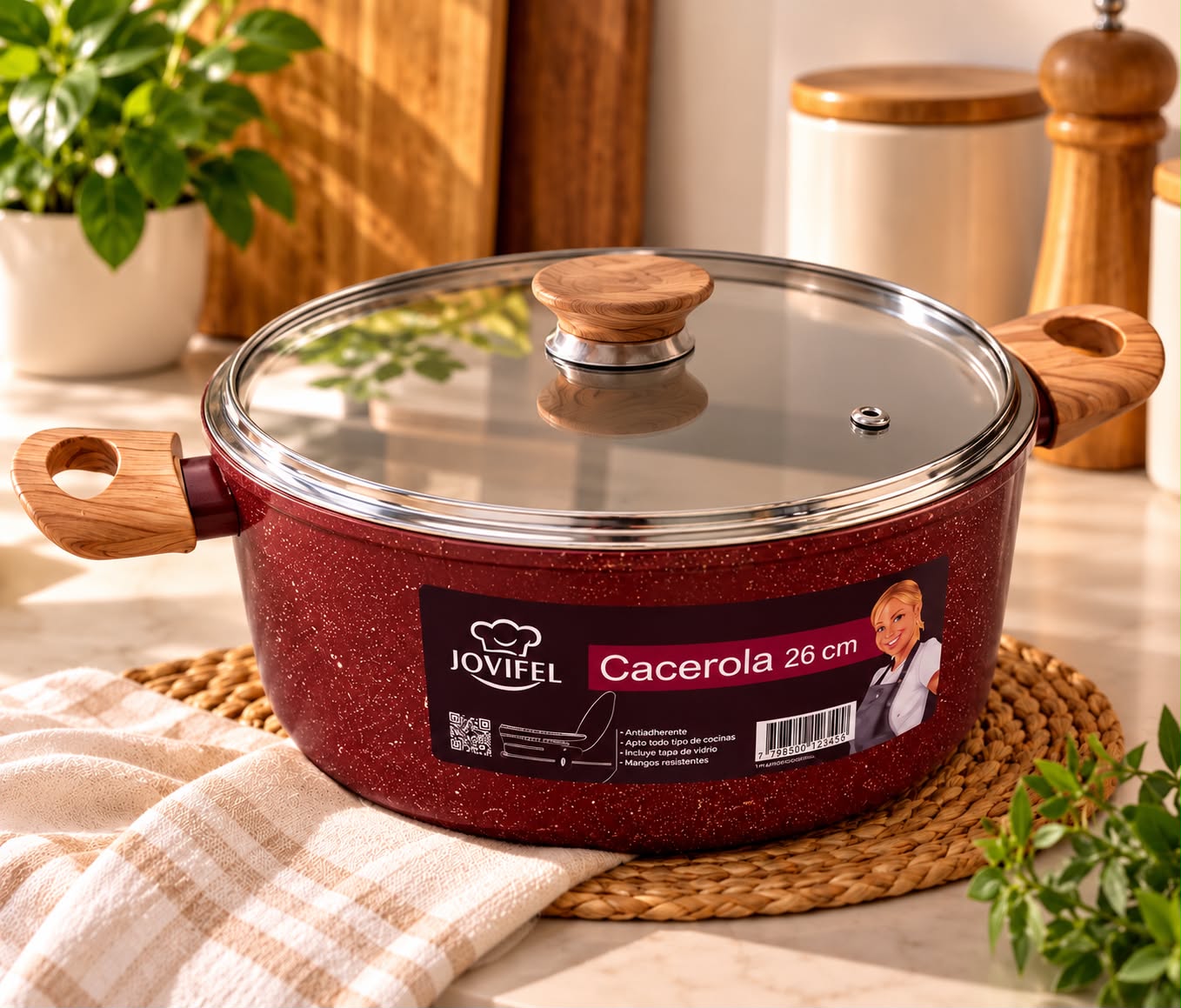🍳 Cacerola JOVIFEL 26 cm y 28cm