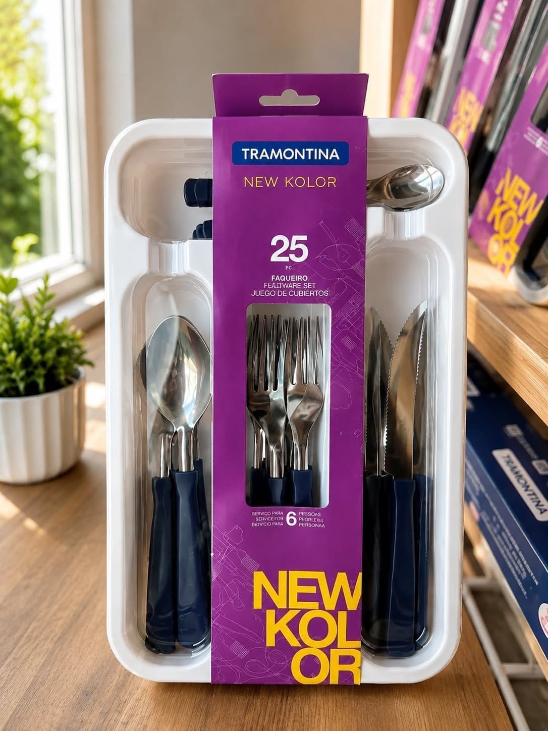 ✨ FAQUEIRO TRAMONTINA NEW KOLOR – 25 PIEZAS ✨